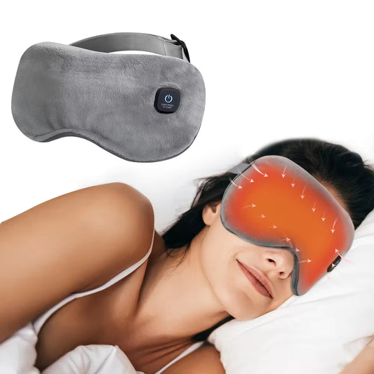 Cordless Heated & Vibrating Eye Massager Mask with NTC Smart Thermal Control