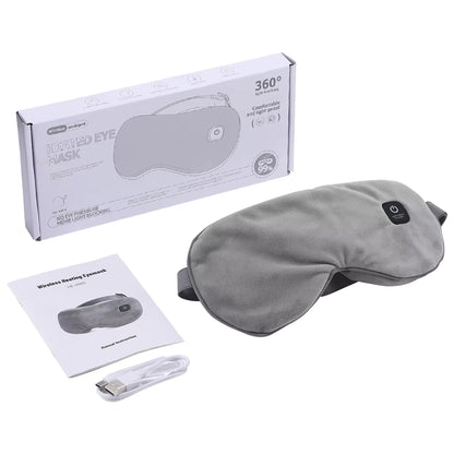Cordless Heated & Vibrating Eye Massager Mask with NTC Smart Thermal Control