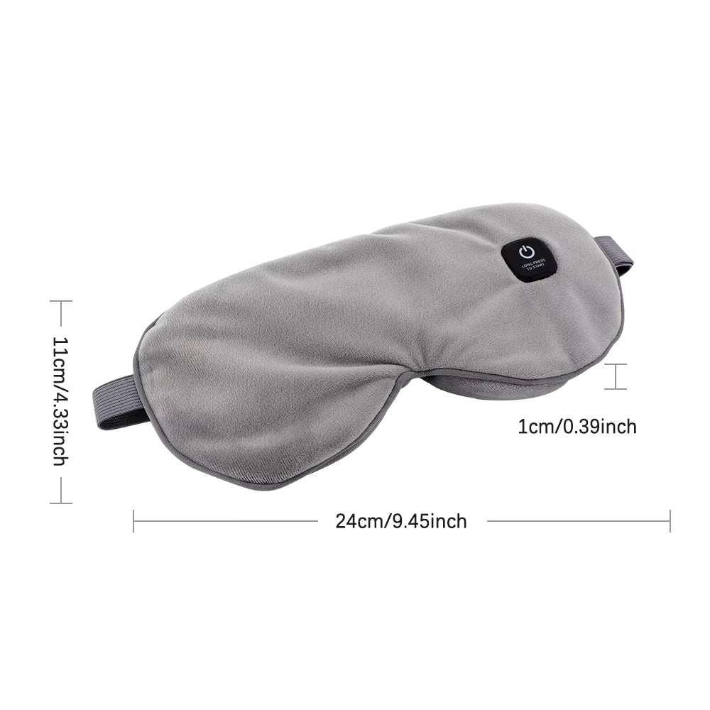 Cordless Heated & Vibrating Eye Massager Mask with NTC Smart Thermal Control